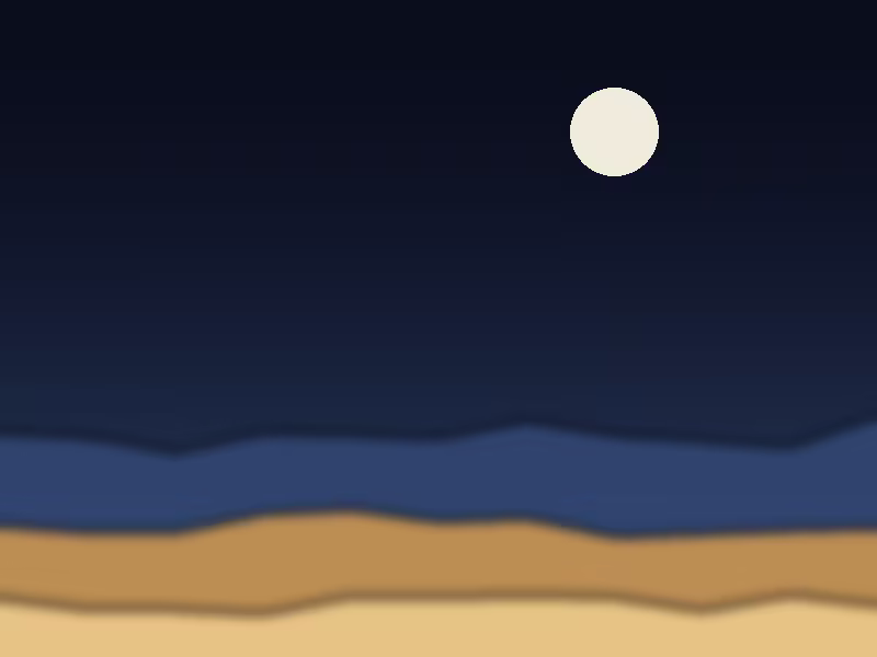 Jeep safari over the dunes near Jaisalmer at night